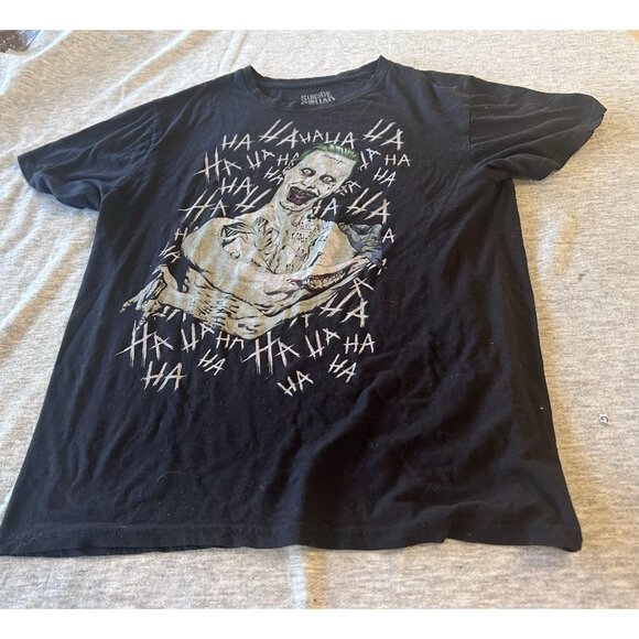 Suicide Squad T-Shirt Men's Size Large Graphic Pullover Causal Black - Picture 1 of 6